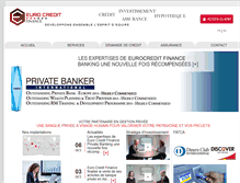 Tablet Screenshot of eurocreditfinance.com